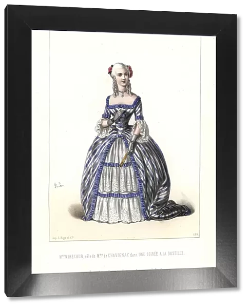 Mirecour as Madame de Chavignac in Une Soiree