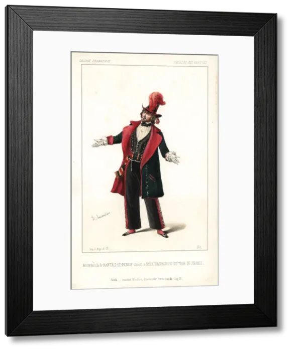 Framed Print : Luciano Bouffe in Les Deux Compagnons du Tour Framed Print : Luciano Bouffe in Les Deux Compagnons du Tour