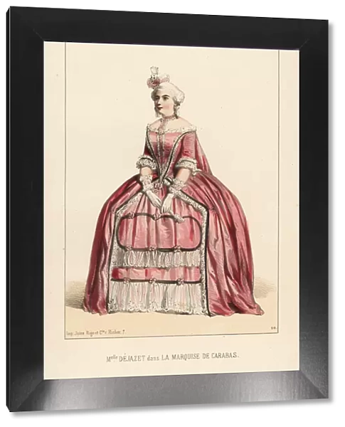 Pauline Dejazet in La Marquise de Carabas, 1843