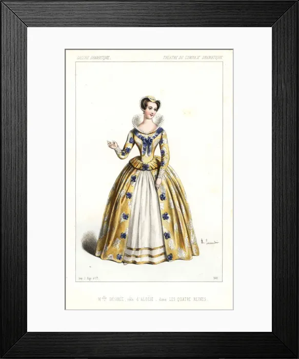 Framed Print : Mlle. Desiree as Aloise in Les Quatre Reines Framed Print : Mlle. Desiree as Aloise in Les Quatre Reines