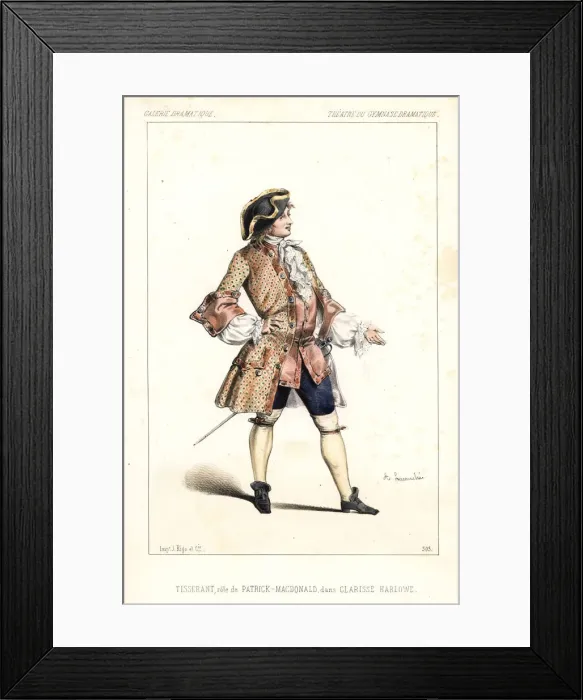 Framed Print : Hippolyte Tisserant as Patrick Macdonald in Framed Print : Hippolyte Tisserant as Patrick Macdonald in