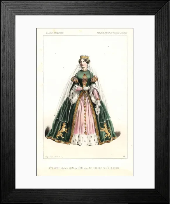 Framed Print : Anne-Benoite-Louise Lavoye in Ne Touchez pas Framed Print : Anne-Benoite-Louise Lavoye in Ne Touchez pas