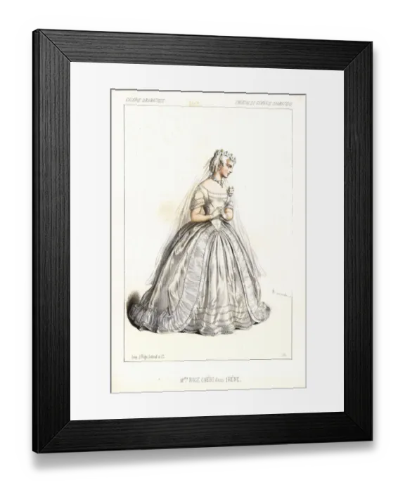 Framed Print : Mlle Rose Cheri in Irene ou Le Magnetisme, 1847 Framed Print : Mlle Rose Cheri in Irene ou Le Magnetisme, 1847