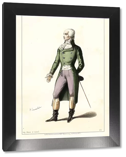 Louis Lacressonniere as the Chevalier de Maison Rouge, 1846