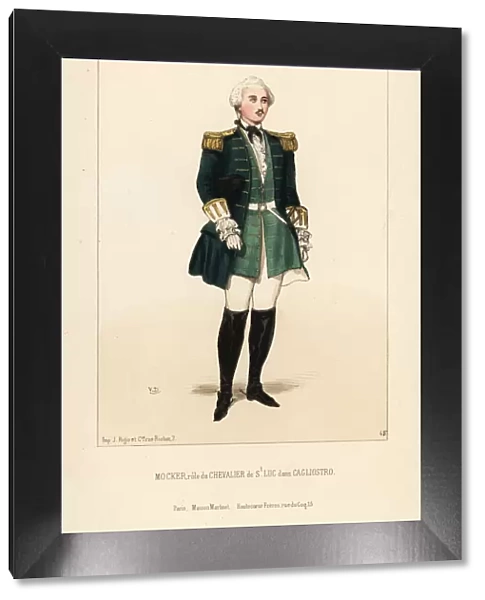 French tenor Toussaint Mocker as the Chevalier