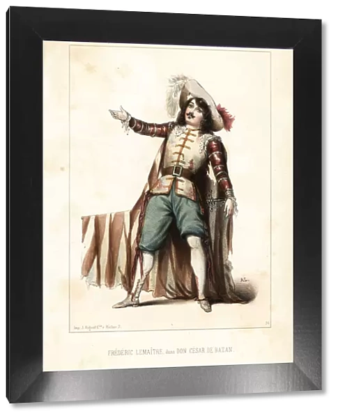 French actor Frederic Lemaitre in Don Cesar de Bazan, 1844