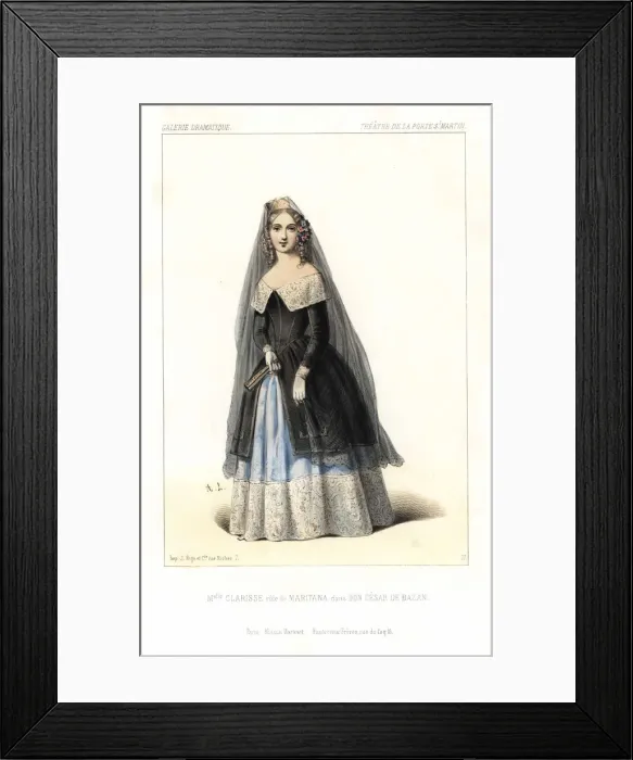 Framed Print : Clarisse Midroy as Maritana in Don Cesar de Bazan, 1844 Framed Print : Clarisse Midroy as Maritana in Don Cesar de Bazan, 1844