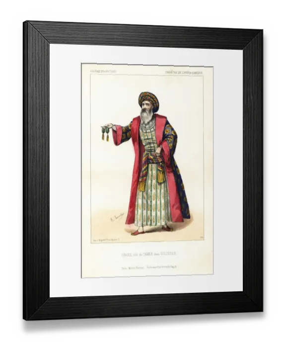 Framed Print : Opera singer Jean Baptiste Joseph Grard as Framed Print : Opera singer Jean Baptiste Joseph Grard as