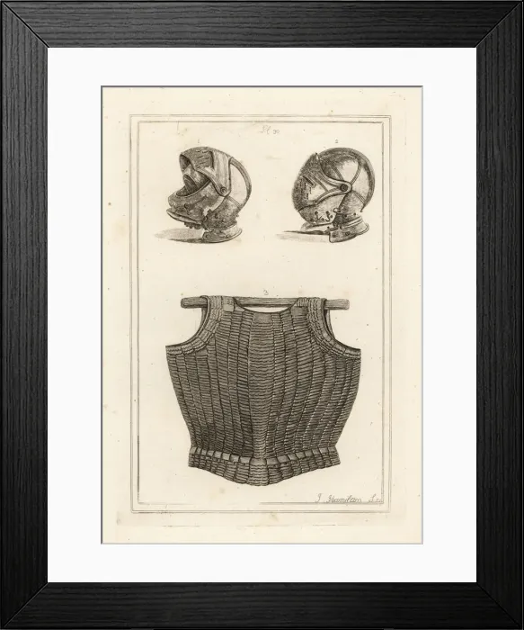 Framed Print : Helmet and cuirass Framed Print : Helmet and cuirass