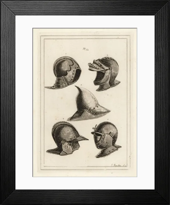 Framed Print : Venetian helmets from the armory in Venice Framed Print : Venetian helmets from the armory in Venice