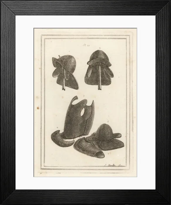 Framed Print : Suit of armour of the time of King James or Charles I Framed Print : Suit of armour of the time of King James or Charles I