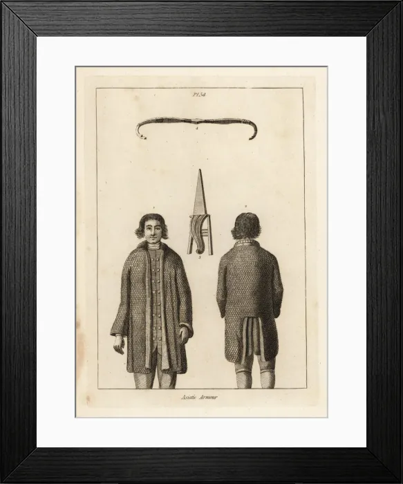Framed Print : Asian arms and armour Framed Print : Asian arms and armour