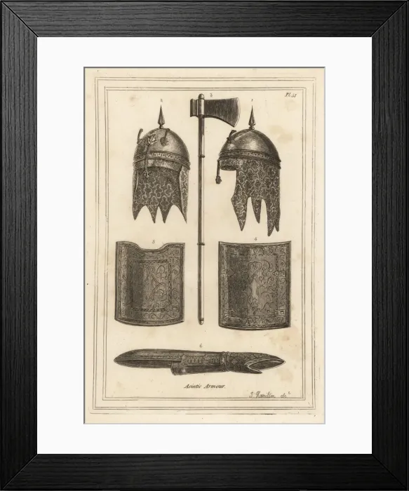 Framed Print : Indian armour belonging to Souja Dowla Framed Print : Indian armour belonging to Souja Dowla
