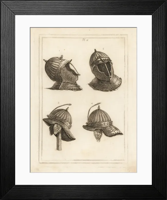 Framed Print : Bar helmet and one with a spring for a panache Framed Print : Bar helmet and one with a spring for a panache