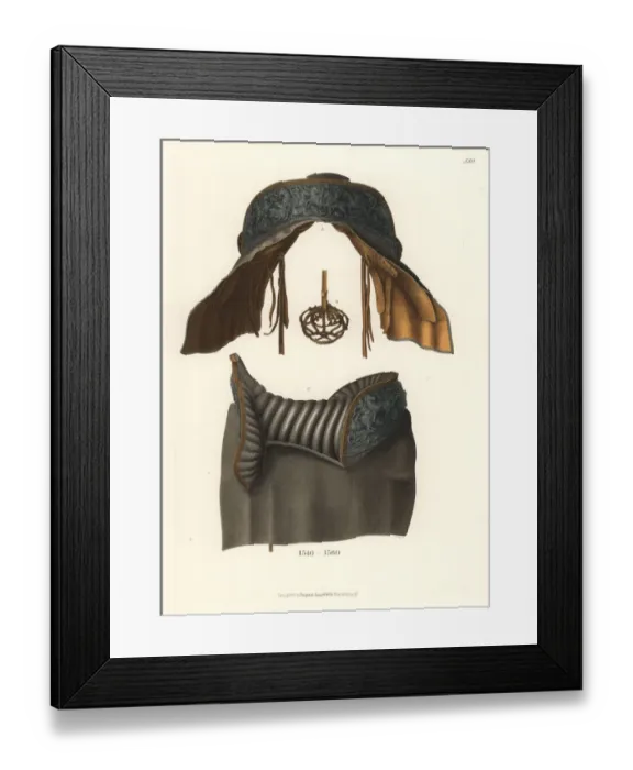 Framed Print : German saddle from the mid 16th century Framed Print : German saddle from the mid 16th century
