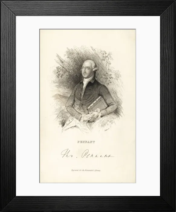 Framed Print : Thomas Pennant, Welsh natural historian Framed Print : Thomas Pennant, Welsh natural historian
