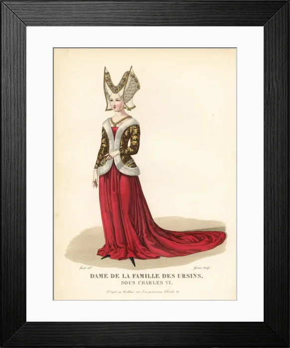 Framed Print : Daughter of Jean Jouvenel des Ursins and Michelle de Vitry Framed Print : Daughter of Jean Jouvenel des Ursins and Michelle de Vitry
