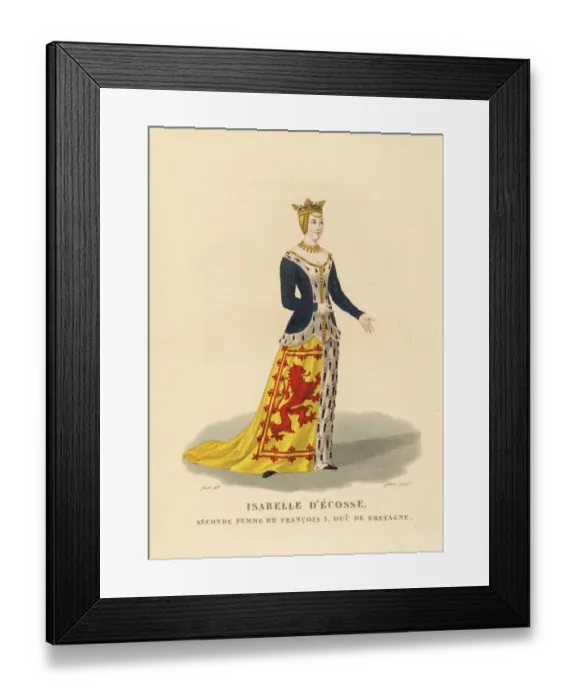 Framed Print : Isabella Stewart of Scotland, second wife Framed Print : Isabella Stewart of Scotland, second wife