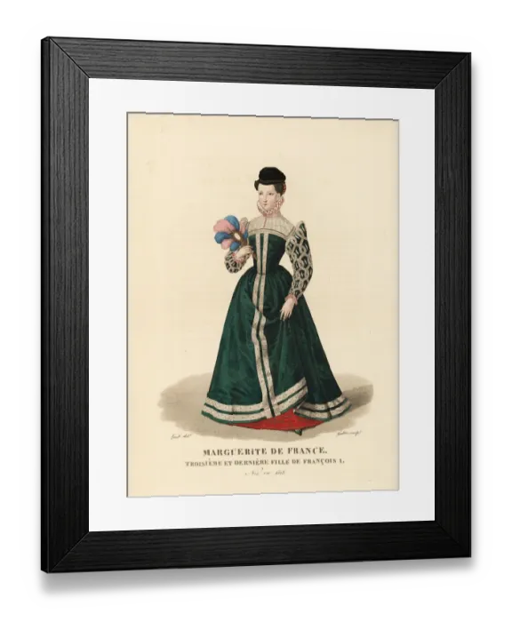 Framed Print : Margaret of France, Duchess of Berry, 1523-1574 Framed Print : Margaret of France, Duchess of Berry, 1523-1574
