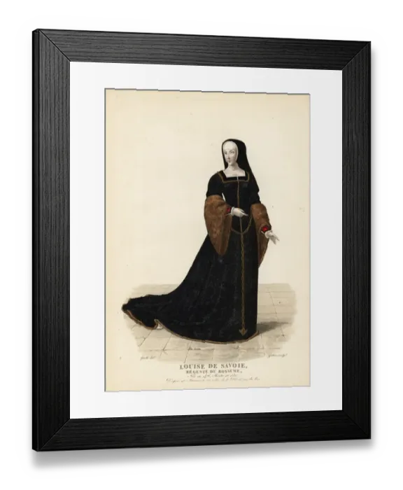 Framed Print : Louise of Savoy, Regent of France, mother Framed Print : Louise of Savoy, Regent of France, mother
