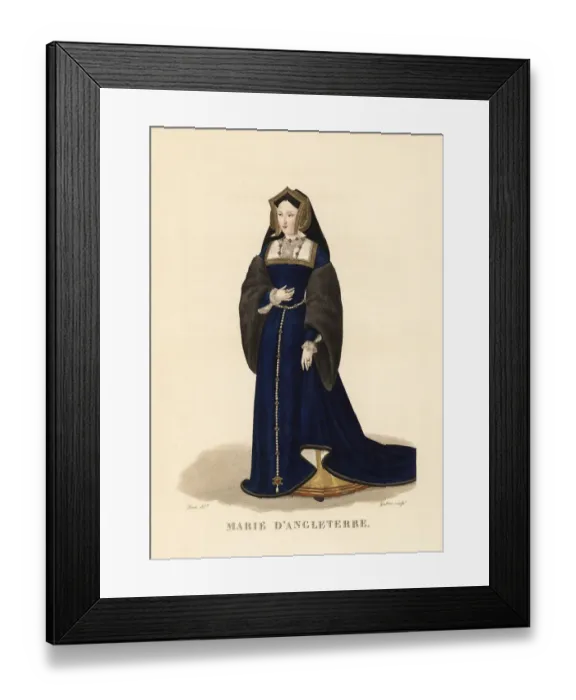 Framed Print : Mary Tudor, queen to King Louis XII of France, 1496-1533 Framed Print : Mary Tudor, queen to King Louis XII of France, 1496-1533