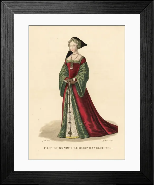 Framed Print : Maid of honour to Mary Tudor, 1496-1533 Framed Print : Maid of honour to Mary Tudor, 1496-1533