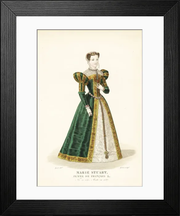 Framed Print : Mary Stuart of Scotland, wife of King Francis Framed Print : Mary Stuart of Scotland, wife of King Francis