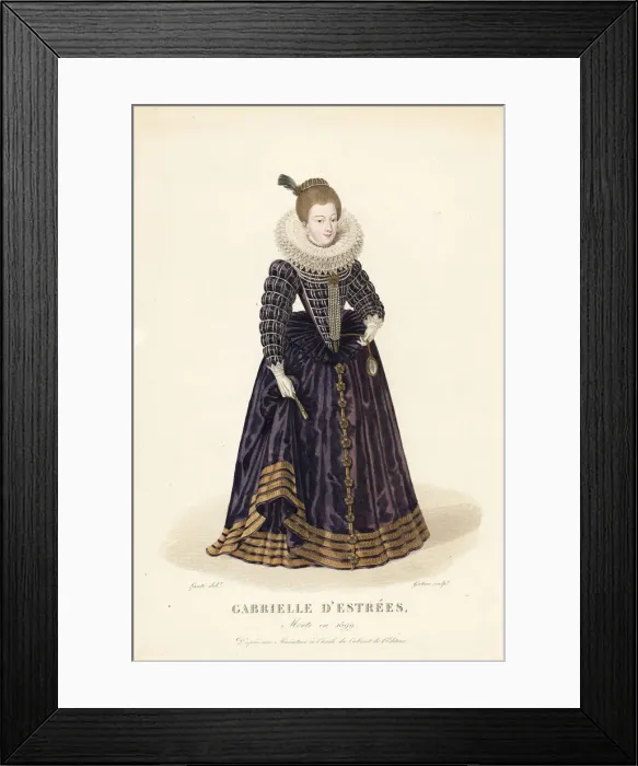 Framed Print : Gabrielle d Estrees, mistress of King Henry Framed Print : Gabrielle d Estrees, mistress of King Henry