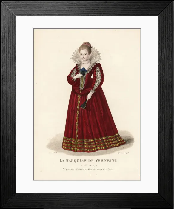 Framed Print : Marquise de Verneuil, mistress of King Henry Framed Print : Marquise de Verneuil, mistress of King Henry