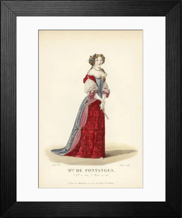 Framed Print : Mlle. de Fontanges, mistress of King Louis XIV, 1661-1681 Framed Print : Mlle. de Fontanges, mistress of King Louis XIV, 1661-1681