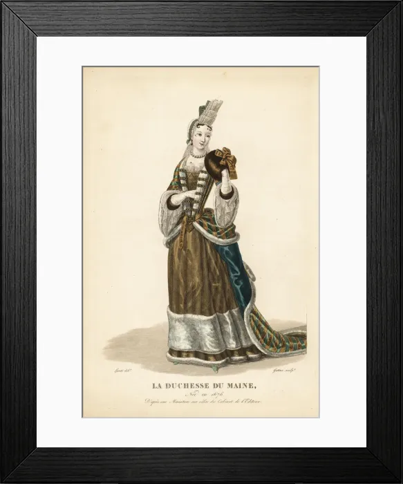 Framed Print : Anne-Louise-Benedicte de Bourbon, Duchess Framed Print : Anne-Louise-Benedicte de Bourbon, Duchess