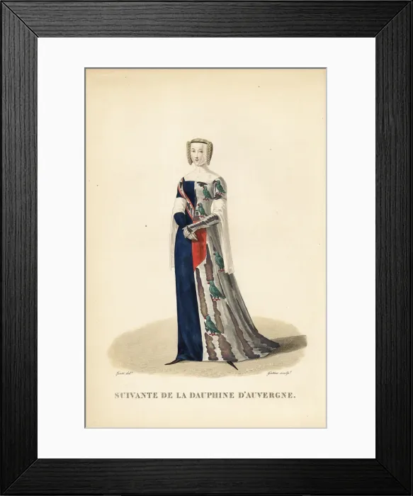 Framed Print : Jeanne Bournel, lady in waiting to the Dauphine Framed Print : Jeanne Bournel, lady in waiting to the Dauphine