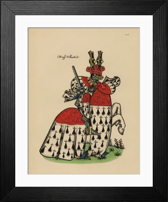 Framed Print : Jean de Roubaix, Jehan, Seigneur de Roubaix 1369-1449 Framed Print : Jean de Roubaix, Jehan, Seigneur de Roubaix 1369-1449