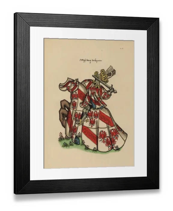 Framed Print : David de Brimeu, Seigneur de Ligny, d. 1451 Framed Print : David de Brimeu, Seigneur de Ligny, d. 1451