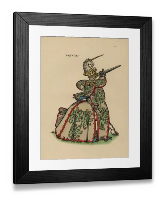 Framed Print : Hugues de Lannoy, Hugo van Lannoy, Lord of Santes, 1384-1456 Framed Print : Hugues de Lannoy, Hugo van Lannoy, Lord of Santes, 1384-1456
