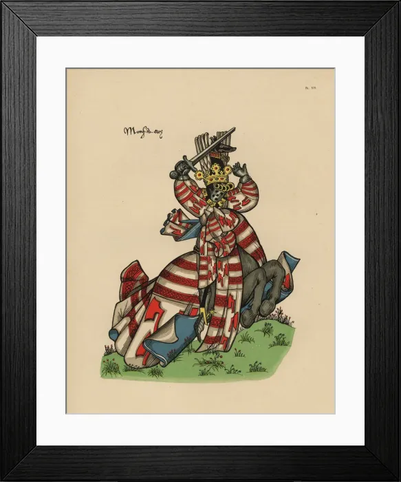 Framed Print : Antoine de Croy, Comte de Porcean, 1390-1475 Framed Print : Antoine de Croy, Comte de Porcean, 1390-1475