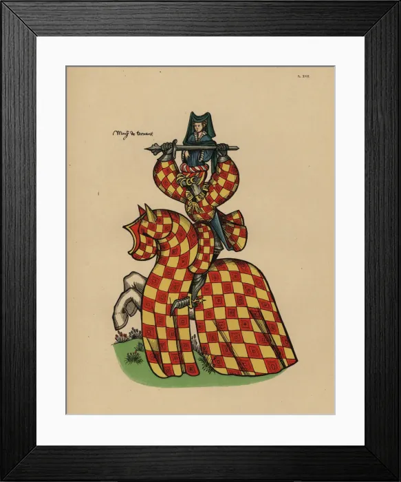 Framed Print : Philippe de Ternant, chamberlain to Philippe Framed Print : Philippe de Ternant, chamberlain to Philippe