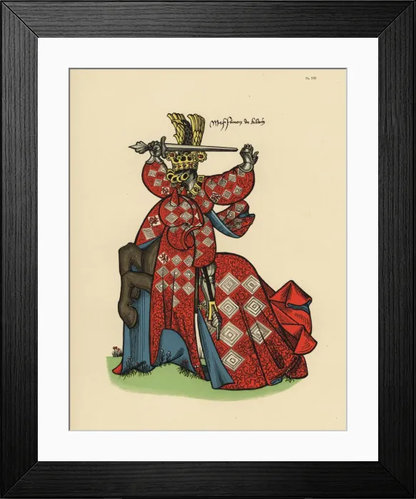 Framed Print : Simon VIII de Lalaing, seigneur de Montigny, 1405-1477 Framed Print : Simon VIII de Lalaing, seigneur de Montigny, 1405-1477
