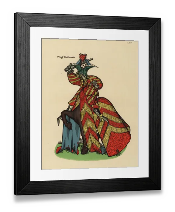 Framed Print : Jacques, seigneur de Crevecoeur et de Thois Framed Print : Jacques, seigneur de Crevecoeur et de Thois