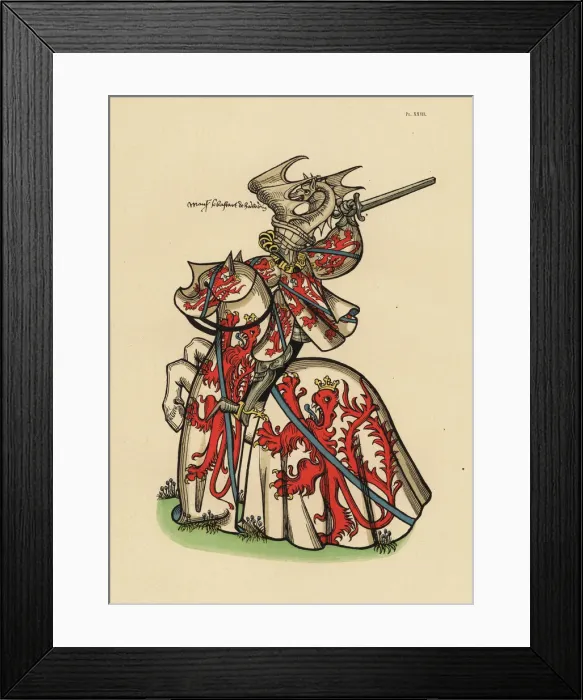 Framed Print : Jean de Luxembourg, Le batard de Hautbourdin Framed Print : Jean de Luxembourg, Le batard de Hautbourdin