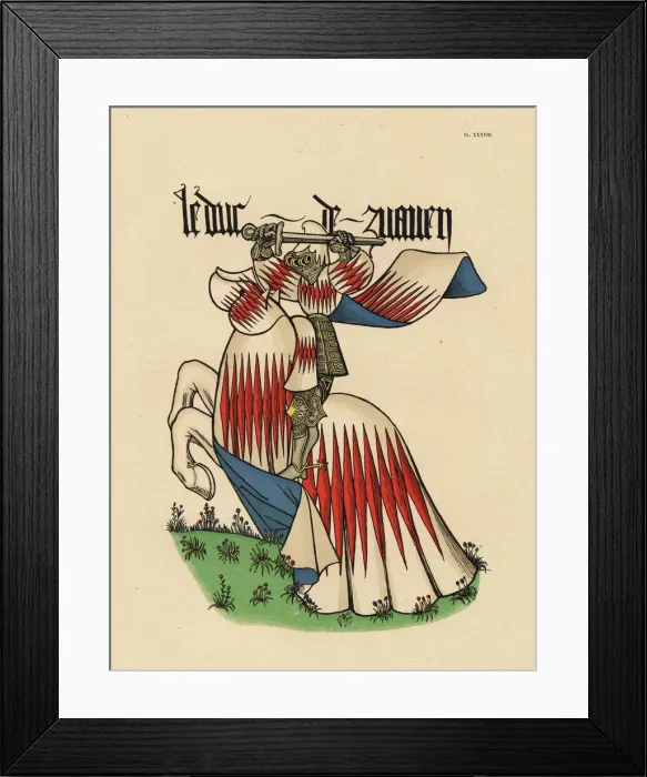 Framed Print : Duke of Swabia, Duc de Souabe Framed Print : Duke of Swabia, Duc de Souabe