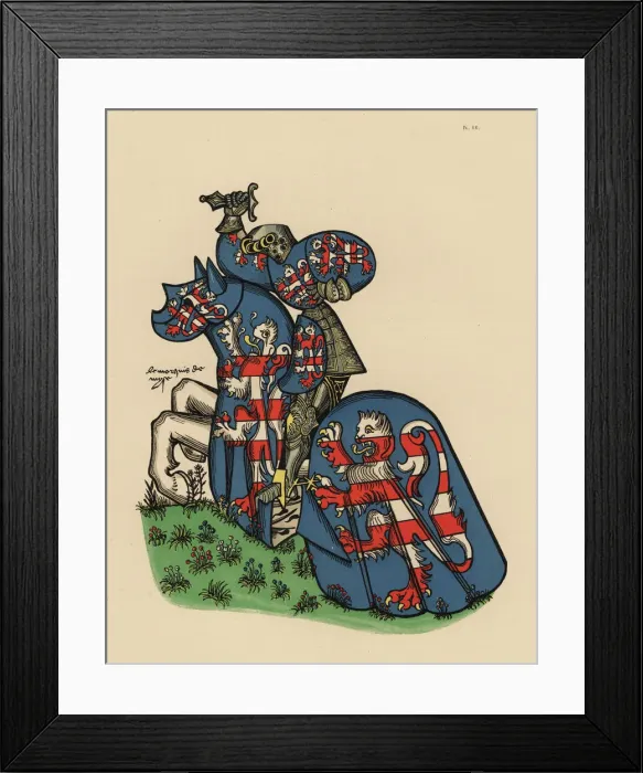 Framed Print : Margrave of Meissen, Margrave de Misnie. Coat Framed Print : Margrave of Meissen, Margrave de Misnie. Coat