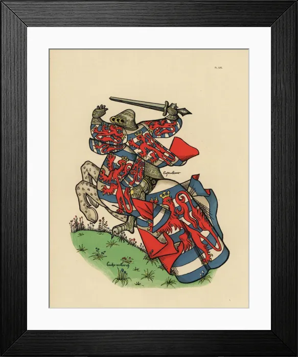 Framed Print : Count of Luxembourg, Comte de Luxembourg Framed Print : Count of Luxembourg, Comte de Luxembourg