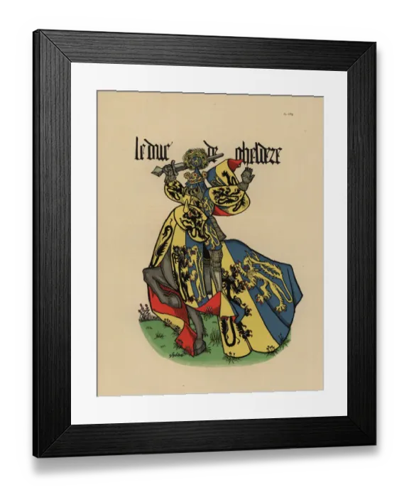 Framed Print : Duke of Guelders, Duc de Gueldre Framed Print : Duke of Guelders, Duc de Gueldre
