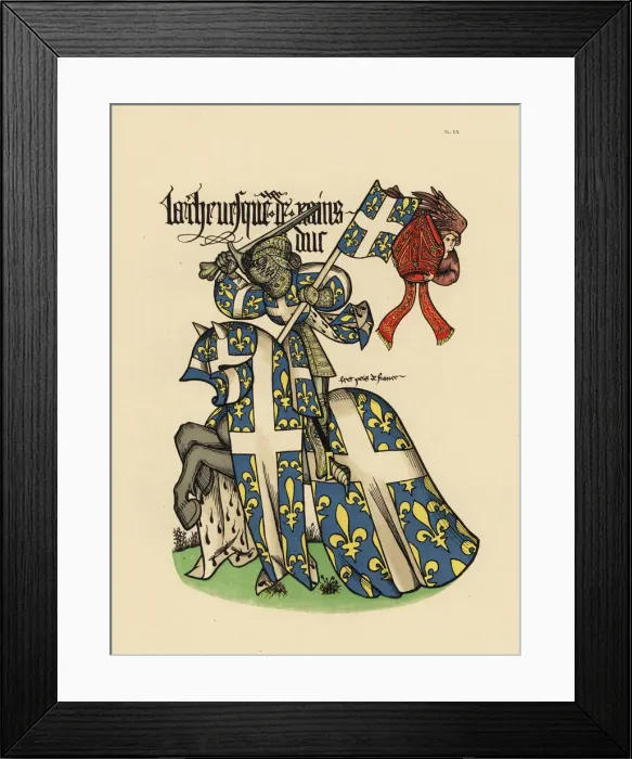 Framed Print : Archbishop of Rheims, Archeveque de Reims, with mitre Framed Print : Archbishop of Rheims, Archeveque de Reims, with mitre
