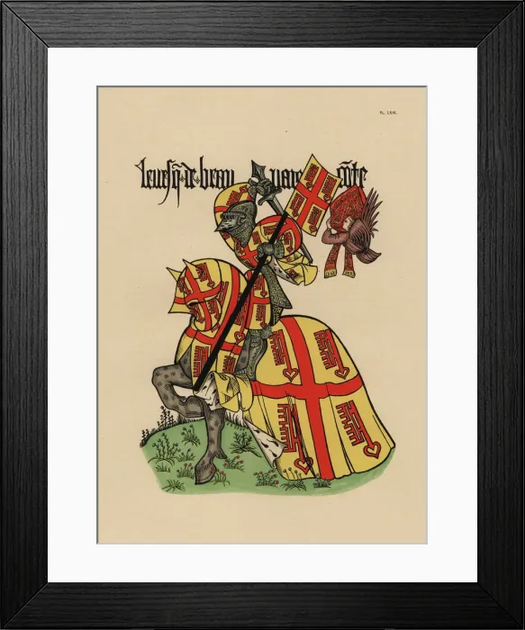 Framed Print : Bishop of Beauvais, Eveque de Beauvais, with mitre Framed Print : Bishop of Beauvais, Eveque de Beauvais, with mitre