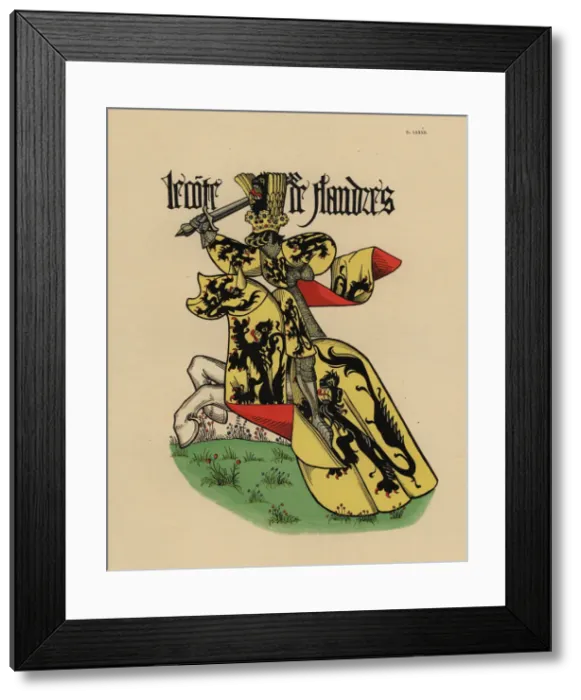 Framed Print : Count of Flanders, Comte de Flandre Framed Print : Count of Flanders, Comte de Flandre