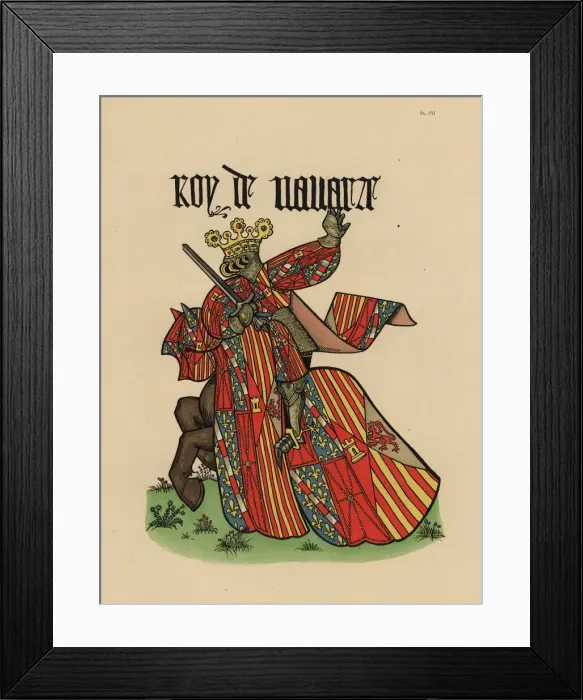 Framed Print : King of Navarre, roi de Navarre Framed Print : King of Navarre, roi de Navarre