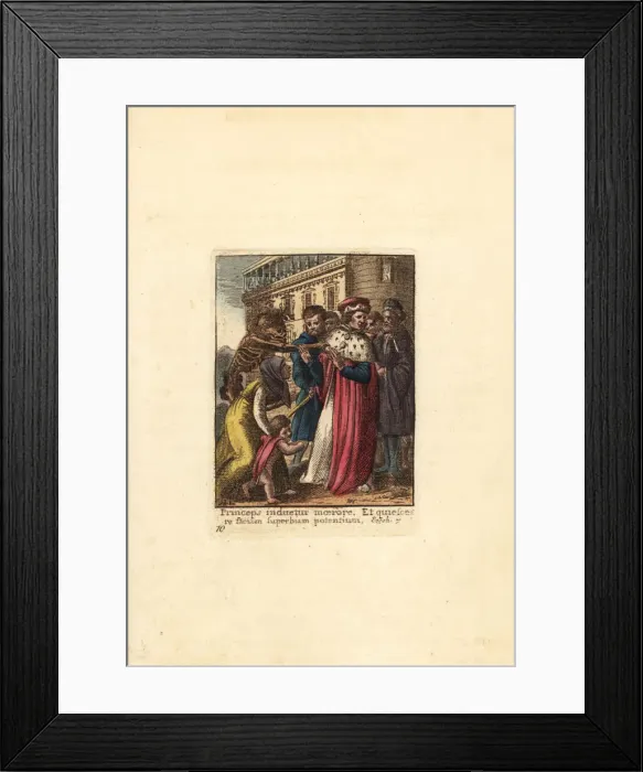 Framed Print : Skeleton of Death comes for the Elector Framed Print : Skeleton of Death comes for the Elector