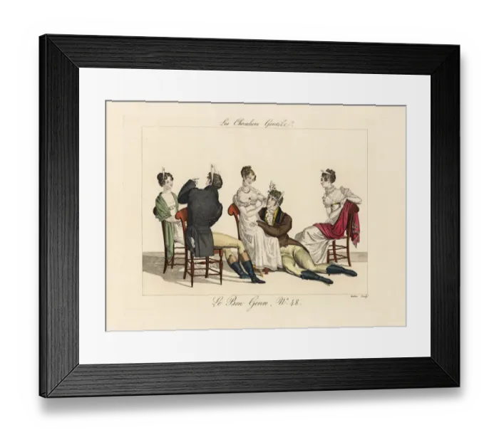 Framed Print : Fashionable people playing the memory game Framed Print : Fashionable people playing the memory game